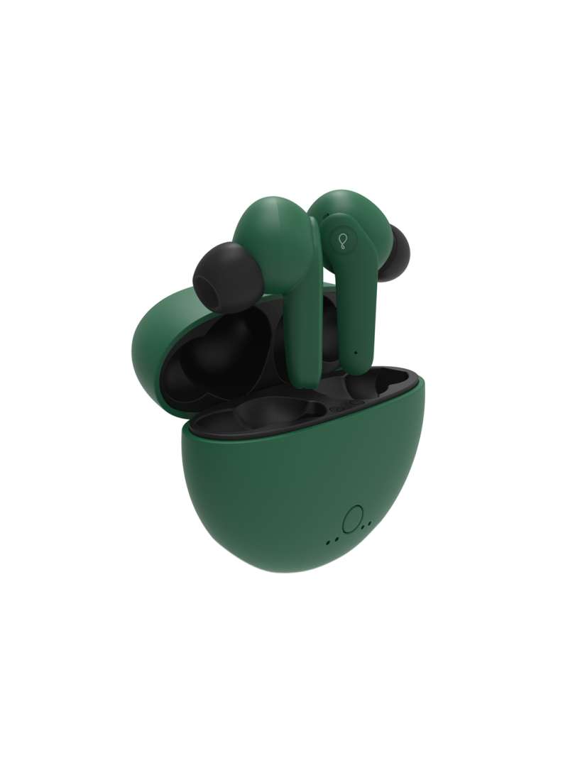 Buy pebble Arc TWS Earbuds Immersive Audio Up to 15H Playback Green Headphones for Unisex 15358930 Myntra