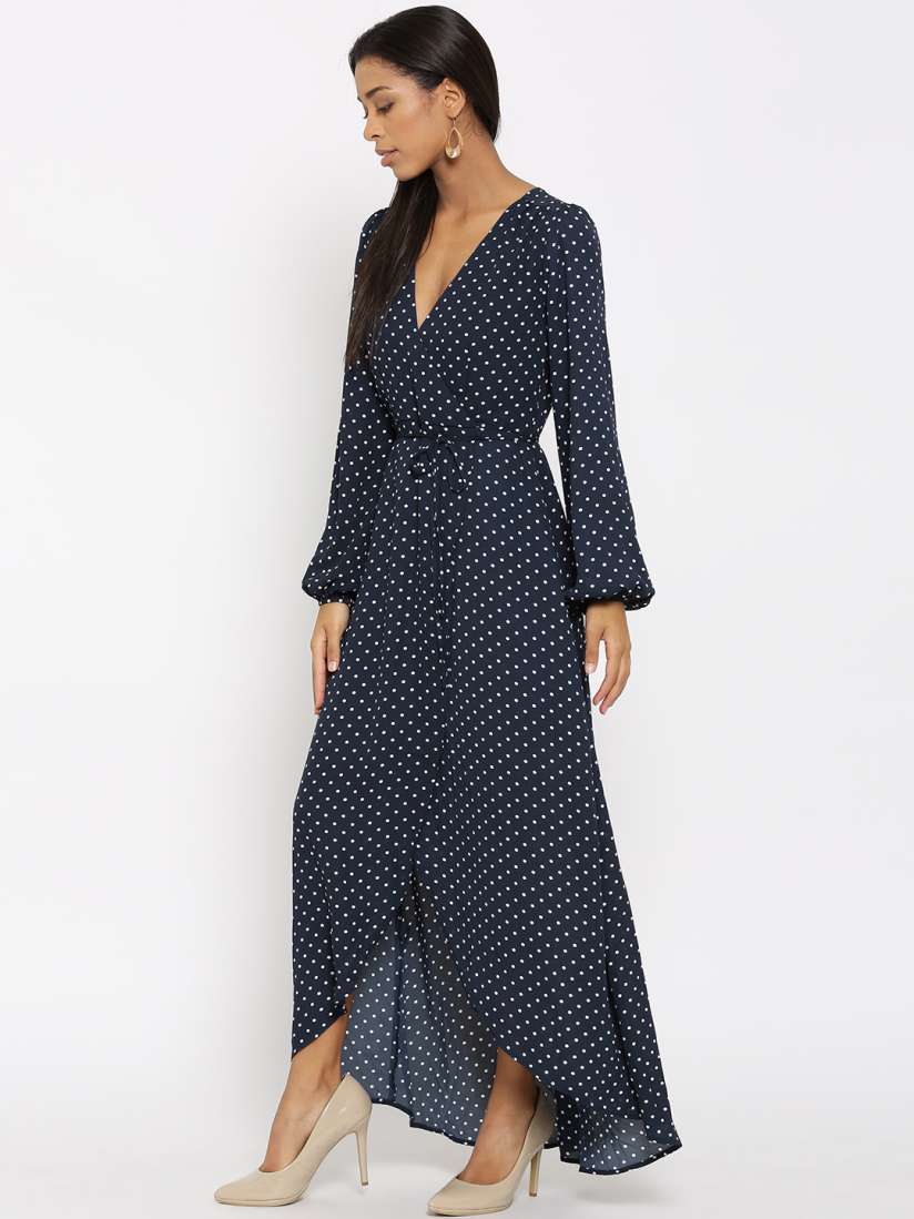 Forever 21 polka dot wrap dress store