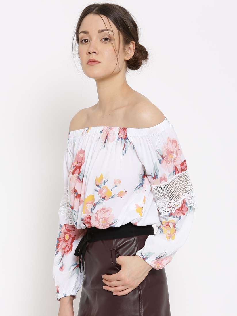 Forever 21 white off shoulder top best sale