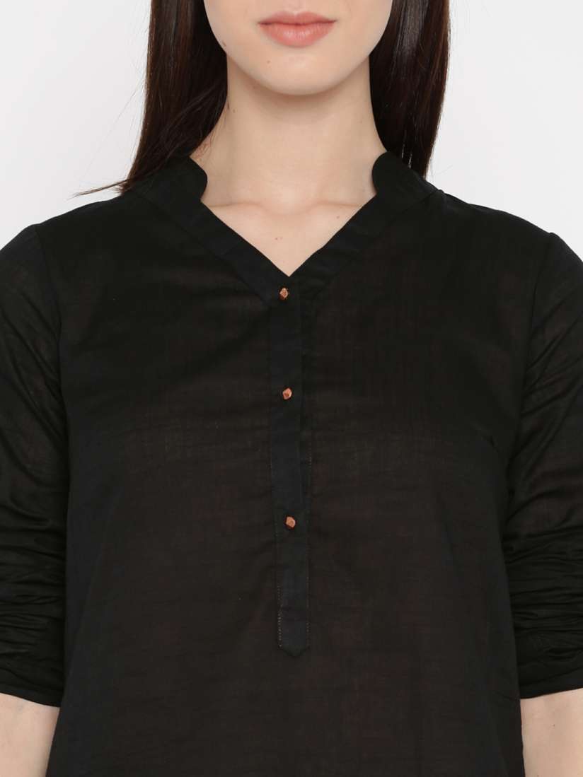 Pantaloons black kurti clearance