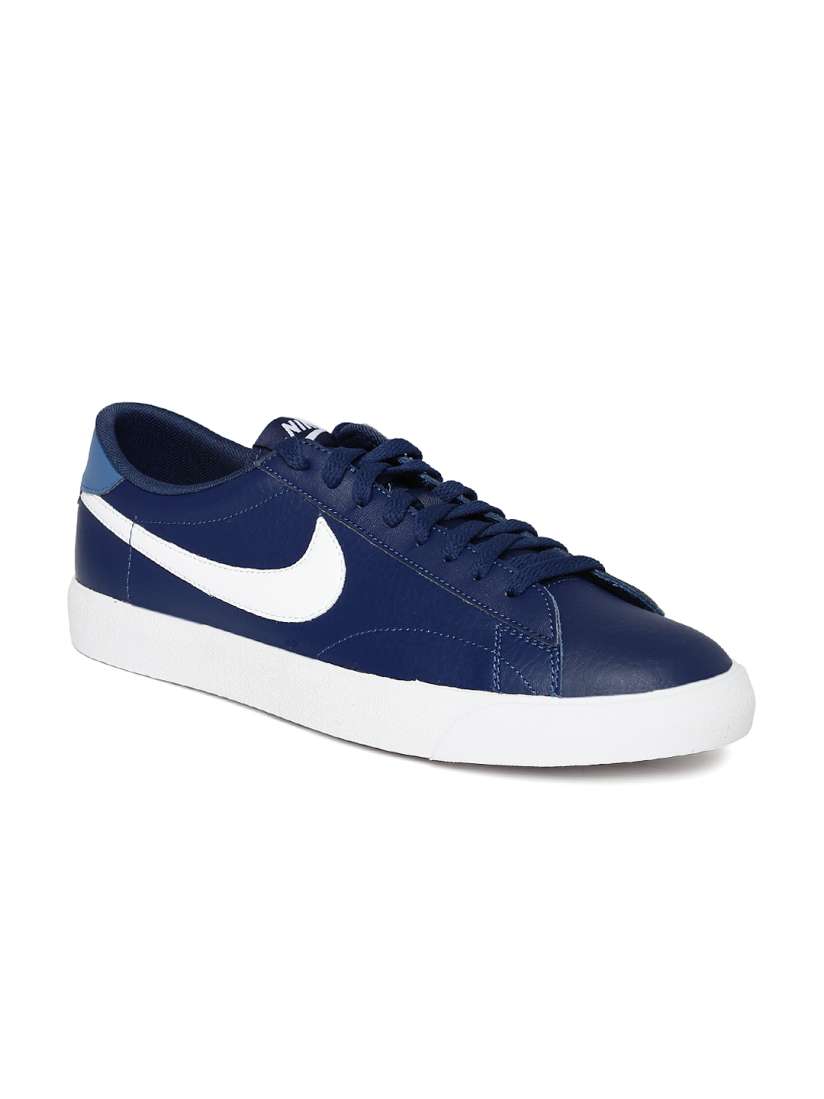 Buy Nike Men Navy Blue Tennis Classic AC Sneakers Casual Shoes for Men 1536788 Myntra