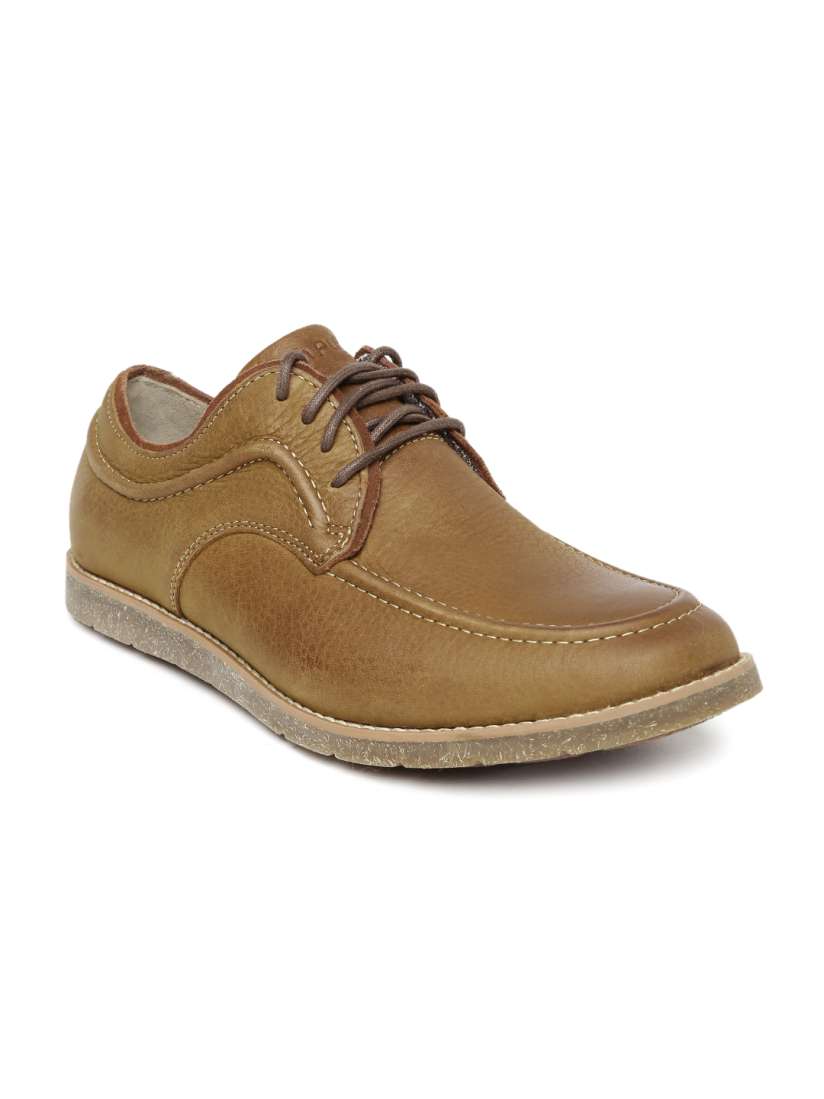 Buy Hush Puppies Men Brown Leather Hade Jester Derby Shoes Casual Shoes for Men 1537459 Myntra