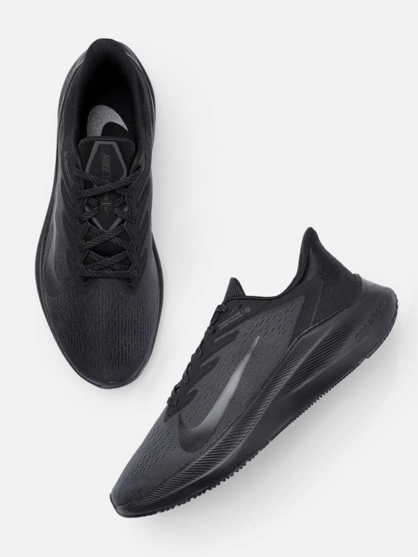 Buy Nike Men Black Zoom Winflo 7 Running Shoes Sports Shoes for Men 15384892 Myntra