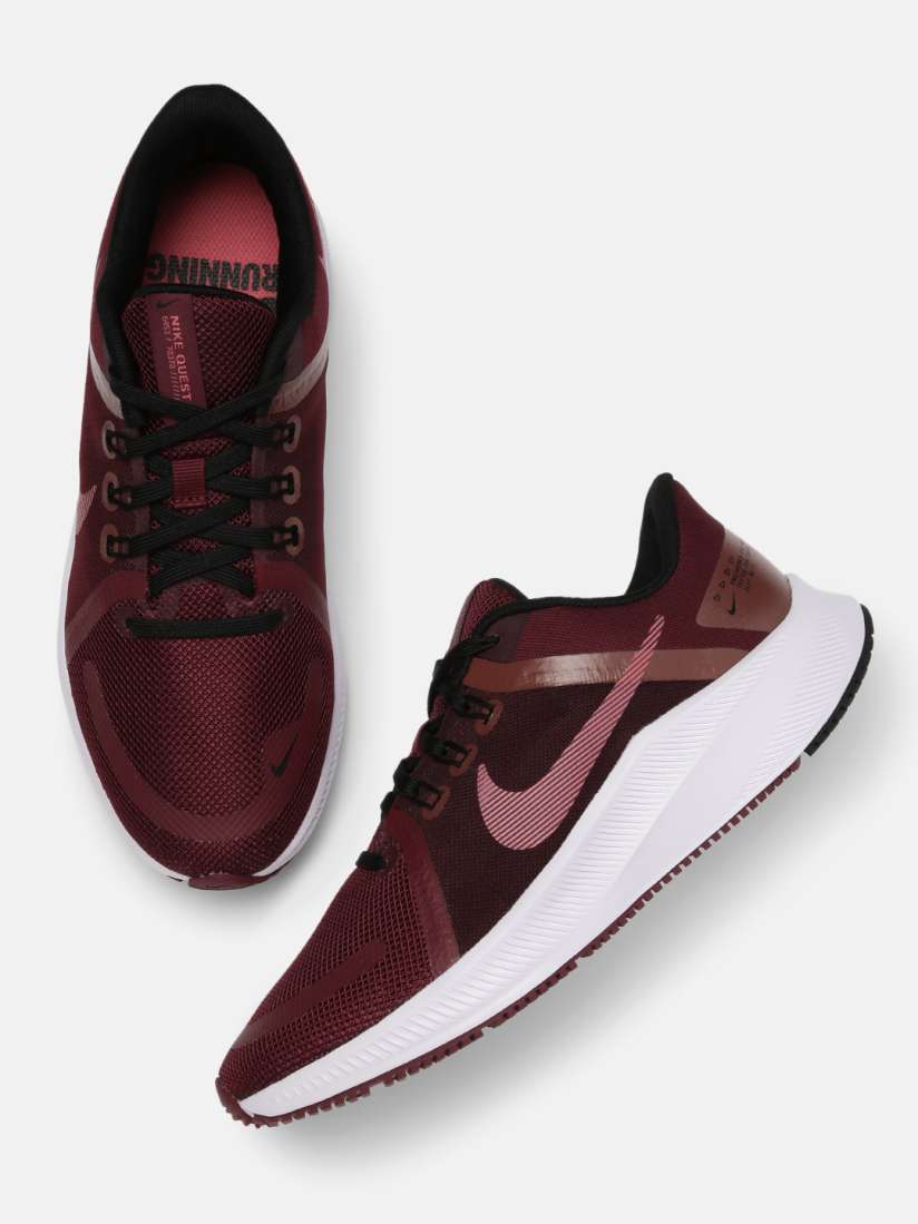 Nike slippers for women maroon top