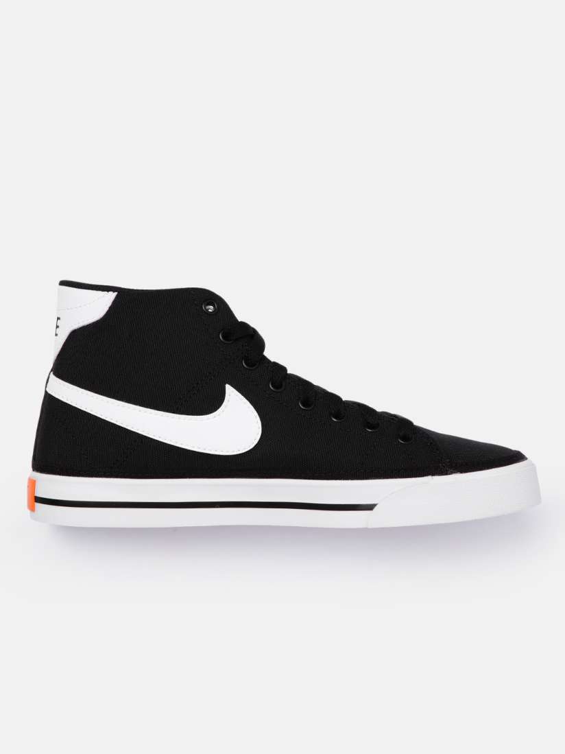 Buy Nike Women Black Solid Court Legacy Canvas Mid Top Sneakers Casual Shoes for Women 15386836 Myntra