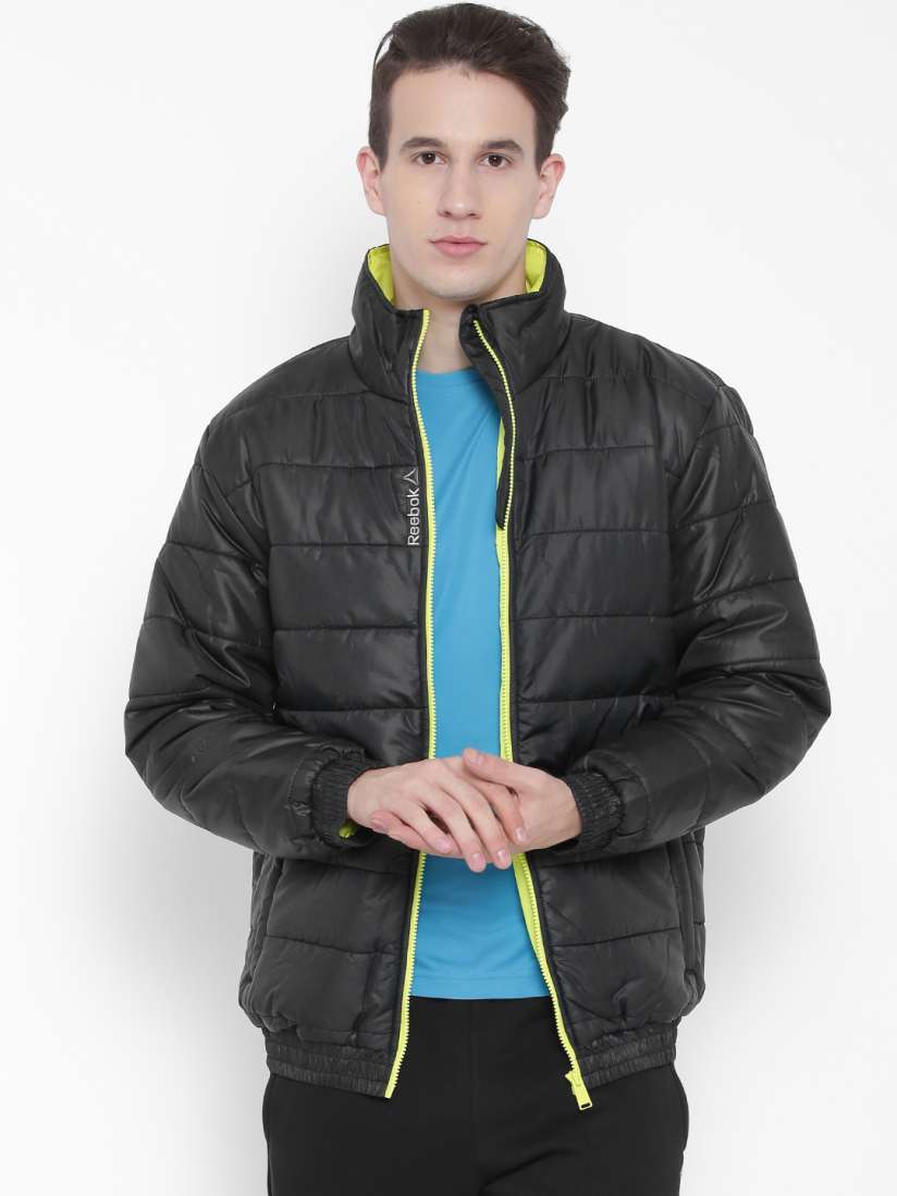 Buy Reebok Men Black M S Core Puffer Jacket Jackets for Men 1538796 Myntra