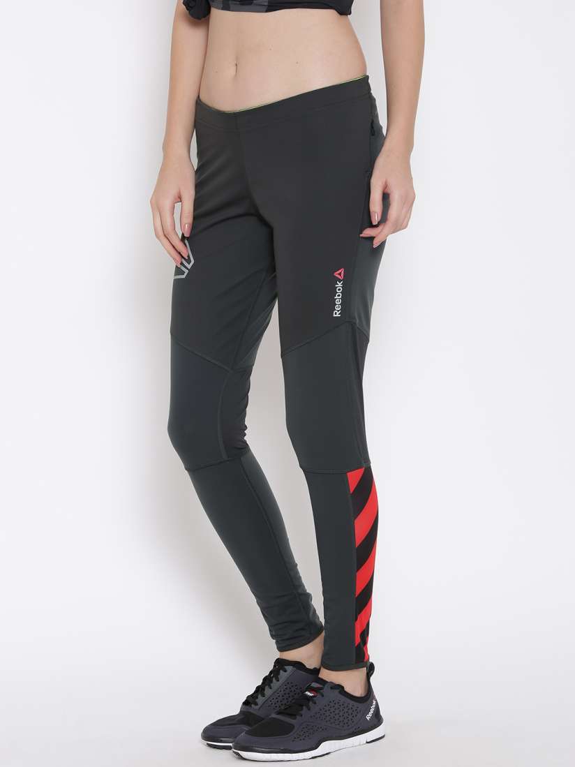 Buy Reebok Black OSR Winter Running Tights Tights for Women 1539054 Myntra