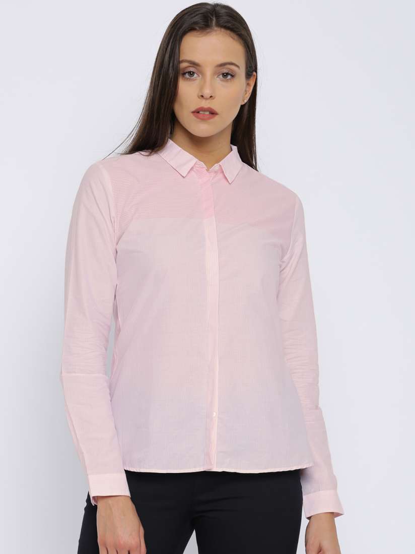 Van heusen pink dress shirt sale