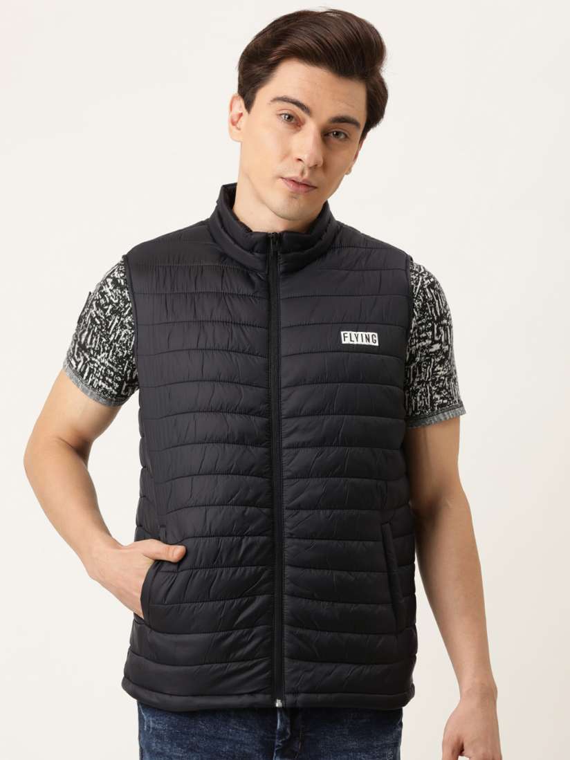 Buy Flying Machine Men Black Puffer Jacket Jackets for Men 15396212 Myntra