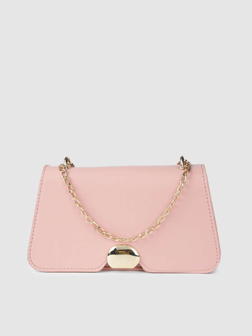 Buy Fastrack Pink Structured Sling Bag Handbags for Women 15398112 Myntra