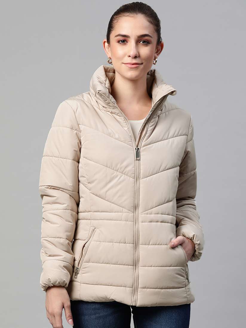 Beige 2021 Women's Jackets GASMAN 2021 New Women's Spring