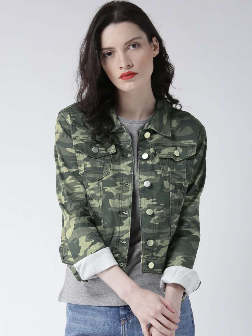 Boohoo camouflage jacket store
