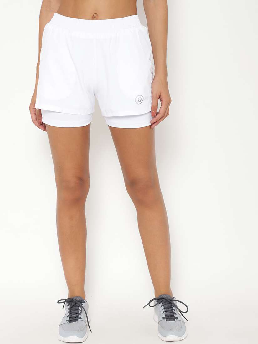 Buy CHKOKKO Women White Sports Shorts Shorts for Women 15406740 Myntra
