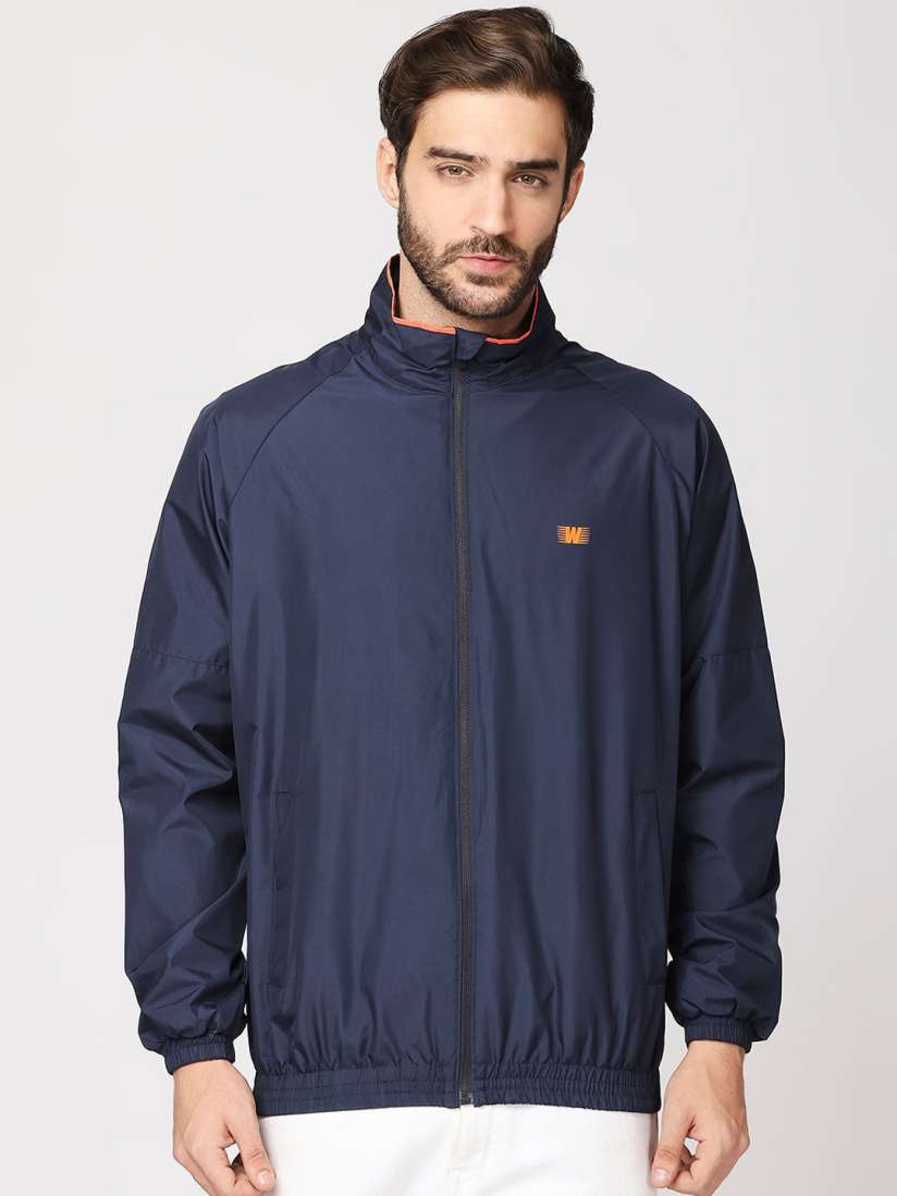 Buy Zeel Men Navy Blue Windcheater Sporty Jacket Jackets for Men 15412052 Myntra