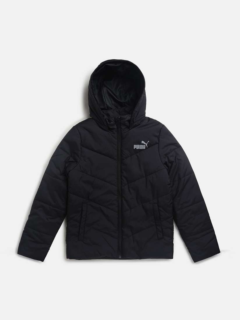 Buy Puma Girls Black ESS Padded HD Jacket G Jackets for Girls 15419130 Myntra