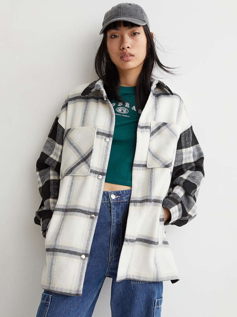 Ladies shirt jacket online