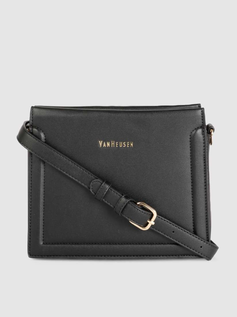 Buy Van Heusen Women Black Solid Sling Bag Handbags for Women 15426282 Myntra