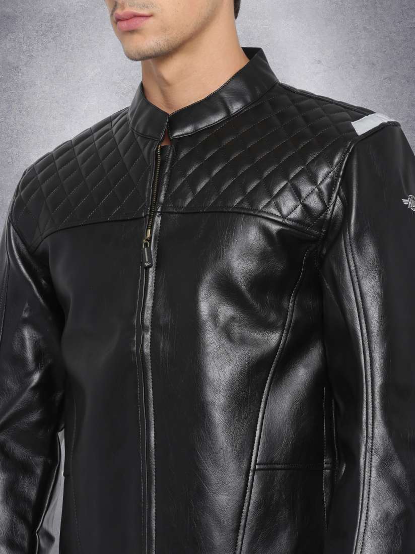 Buy RDSTR Black MotoGP Biker Jacket Jackets for Men Myntra