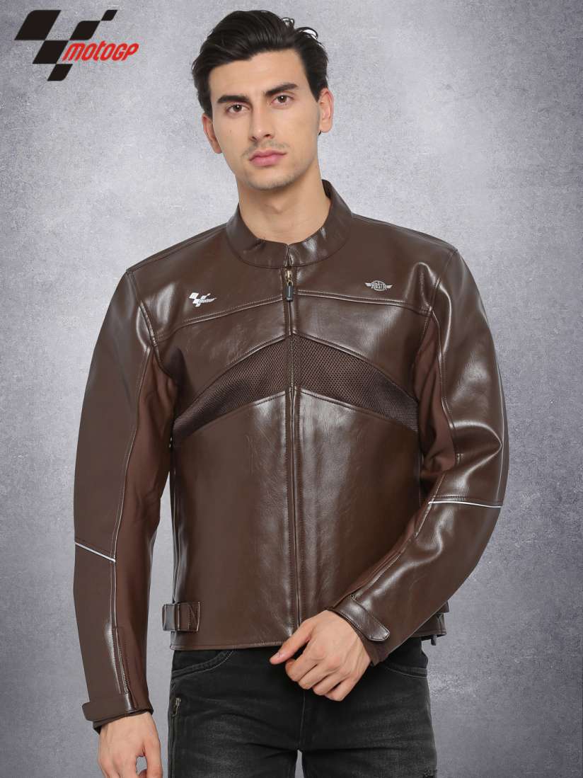 Buy RDSTR Brown MotoGP Biker Jacket Jackets for Men Myntra