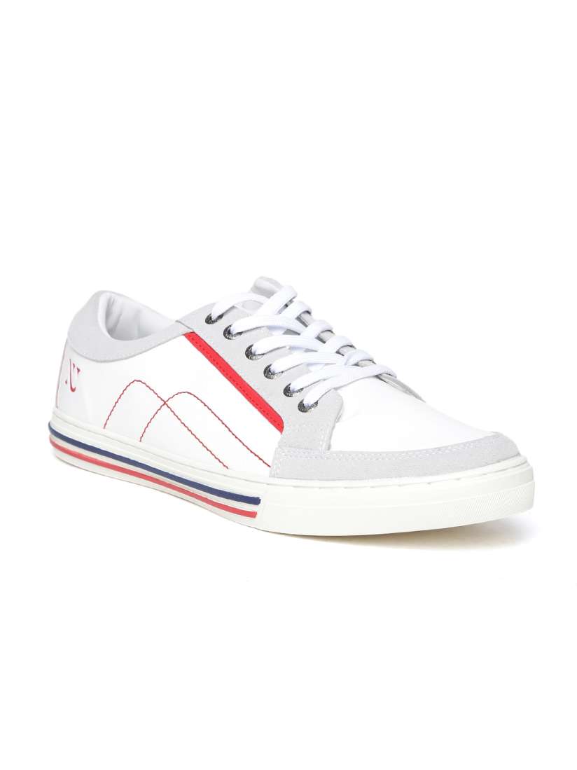Buy Numero Uno Men White Solid Sneakers Casual Shoes for Men 1543037 Myntra