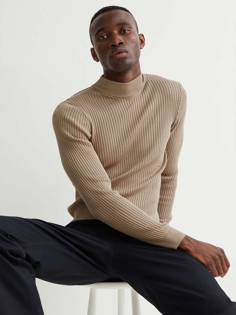Mens muscle fit turtleneck sales