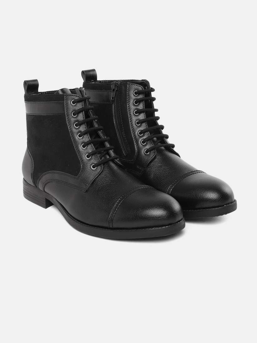 Myntra boots for mens clearance