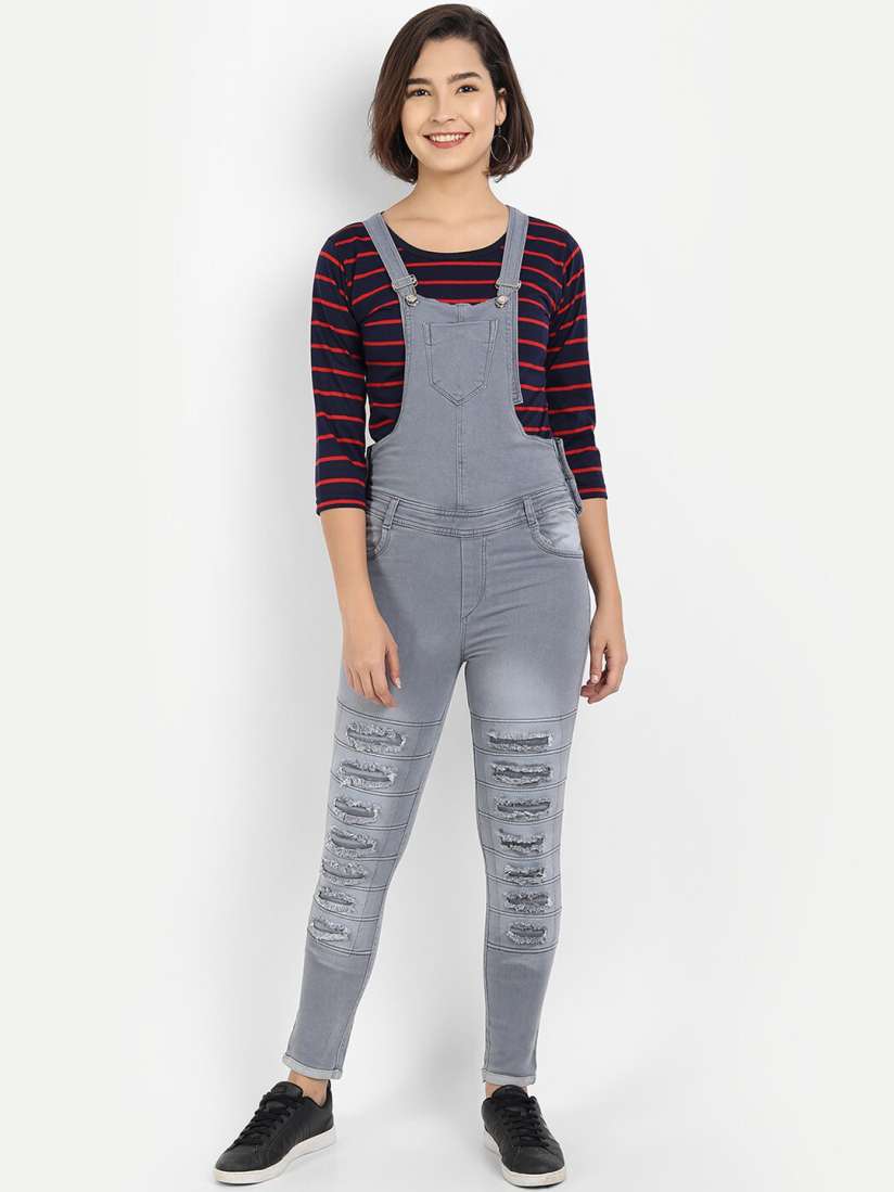 Broadstar denim dungarees on sale