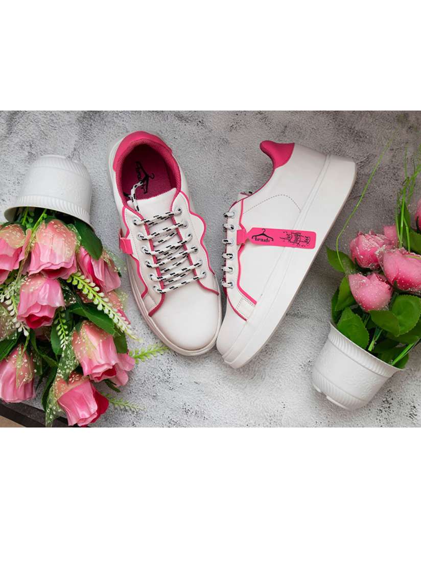 Buy Brauch Women White Sneakers Casual Shoes for Women 15475440 Myntra
