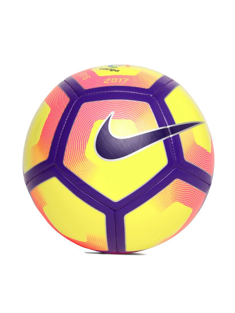 Buy Nike Unisex Yellow Purple Pitch La Liga Training Soccer Ball with 32 Panel Design Footballs for Unisex 1547825 Myntra