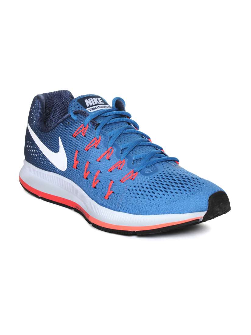 Buy Nike Men Blue Air Zoom Pegasus 33 Running Shoes Sports Shoes for Men 1547902 Myntra