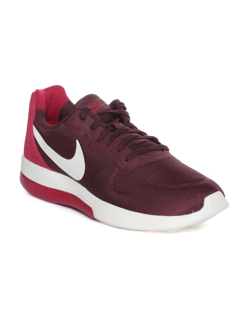 Buy Nike Men Maroon MD Runner 2 LW Solid Regular Sneakers Casual Shoes for Men 1548017 Myntra