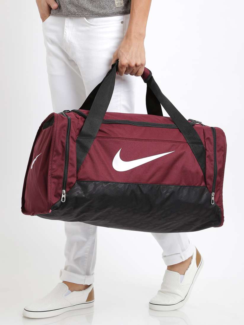 Buy Nike Unisex Maroon Medium Brasilia 6 Duffel Bag Duffel Bag for Unisex 1548027 Myntra