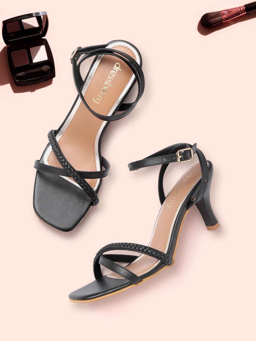 Buy DressBerry Women Black Solid Slim Heels Heels for Women 15484506 Myntra