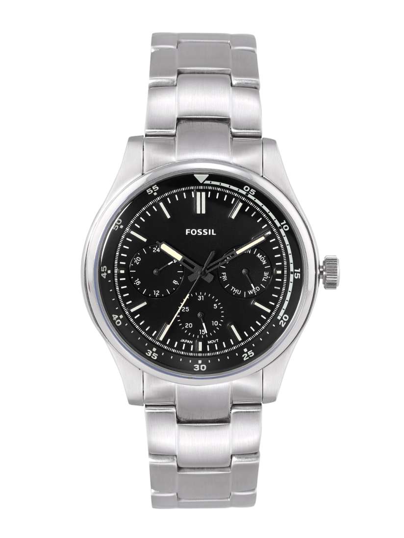 Buy Fossil Men Black Belmar Multifunction Analogue Watch FS5575 Watches for Men 15488040 Myntra