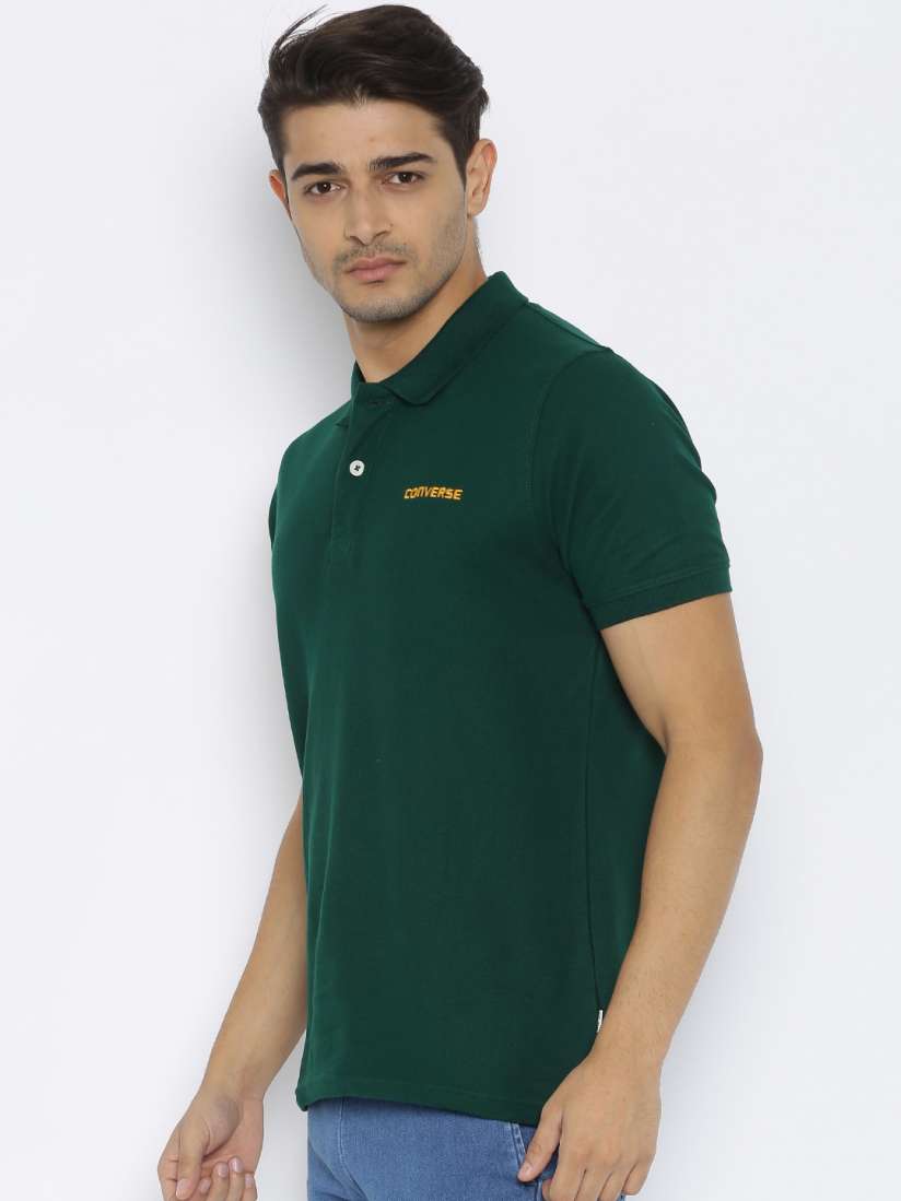 Converse polo solid men's t shirt clearance