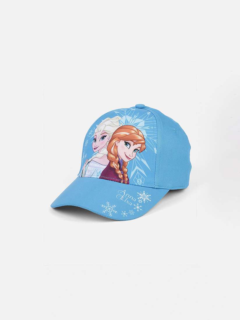 Buy Kids Ville Girls Blue Pink Frozen Printed Baseball Cap