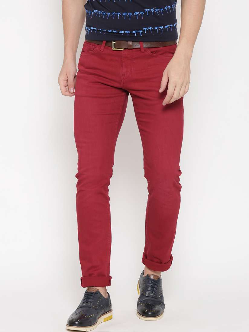 Red tommy hilfiger jeans on sale