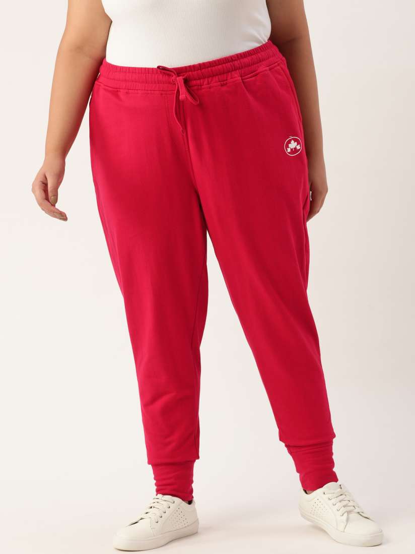 Buy Rute Women Plus Size Red Joggers Track Pants for Women 15501978 Myntra