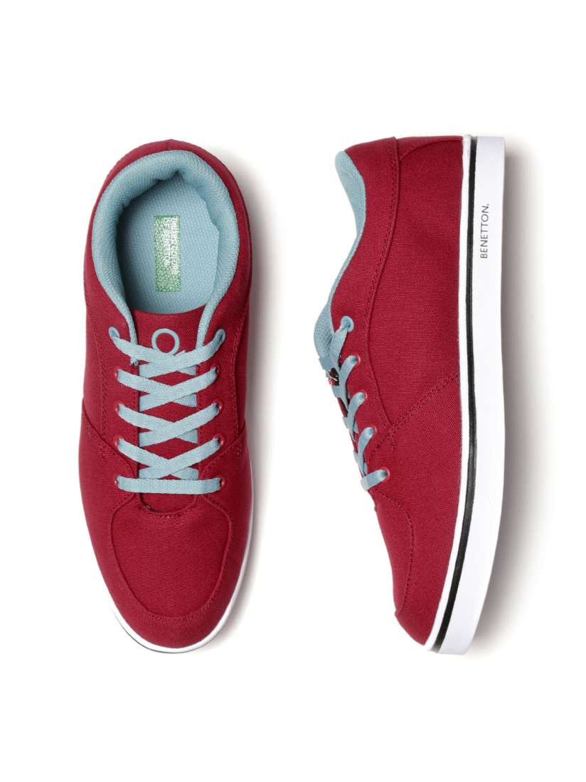 Buy United Colors of Benetton Men Red Sneakers Casual Shoes for Men 1550237 Myntra