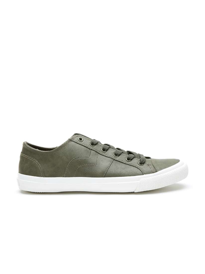 United colors of benetton olive green sneakers outlet