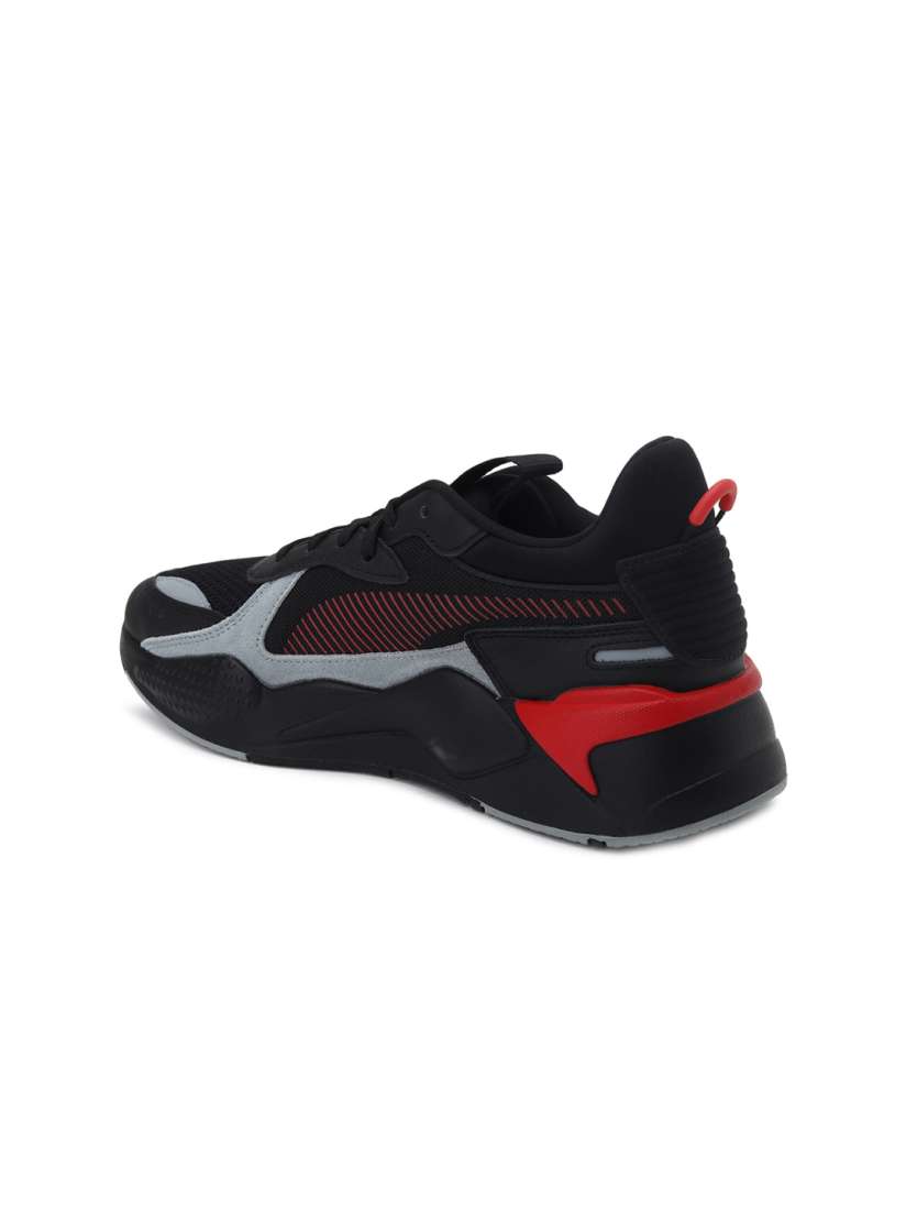 Puma rsx black vs red cheap