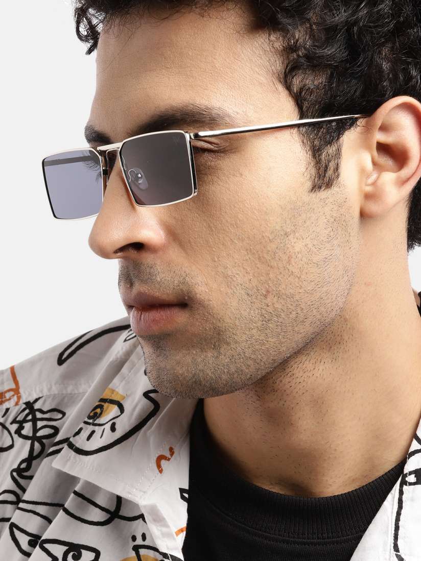 Buy Voyage Unisex Grey Square Sunglasses Sunglasses for Unisex 15503866 Myntra