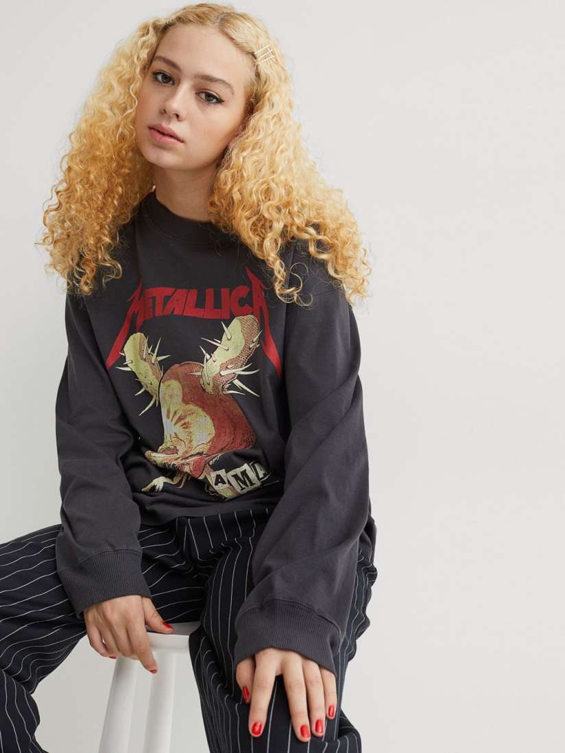 Metallica sweatshirt h&m outlet