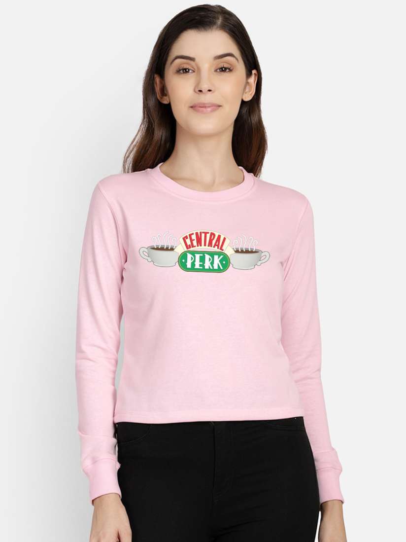 Pink friends sweatshirt hotsell