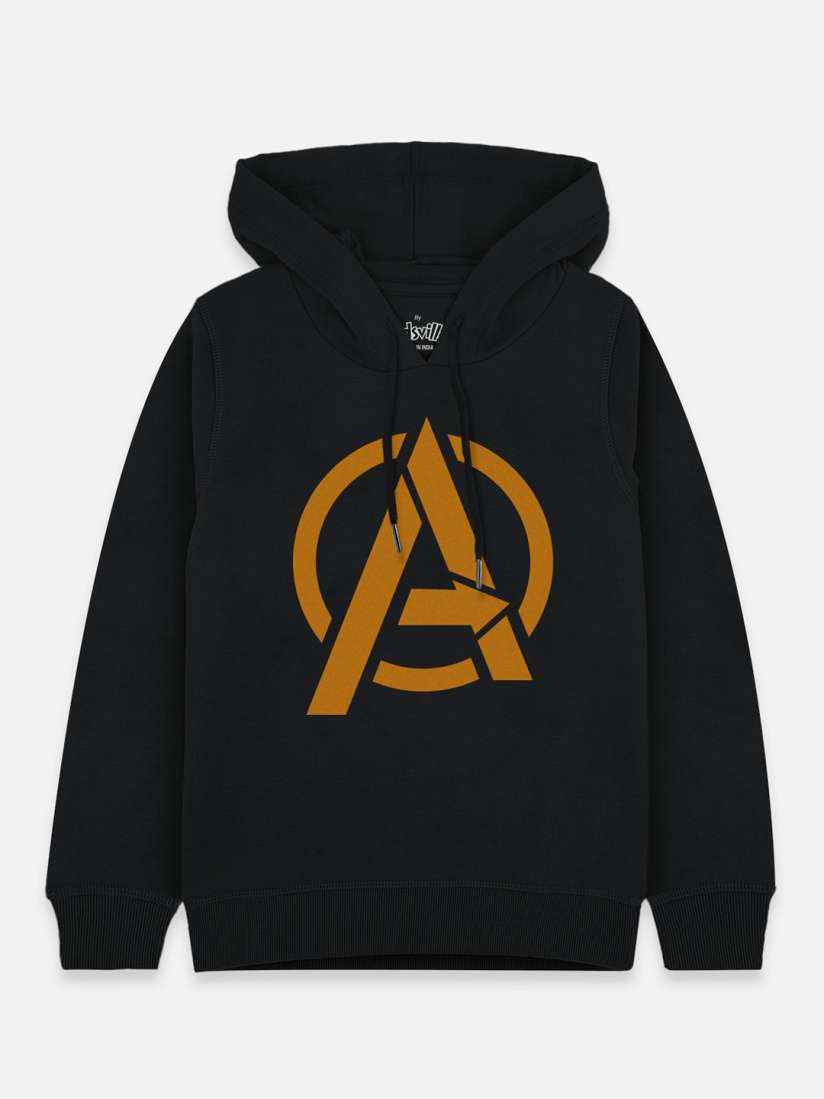 Buy Kids Ville Boys Black Avengers Printed Hooded Sweatshirt Sweatshirts for Boys 15518046 Myntra