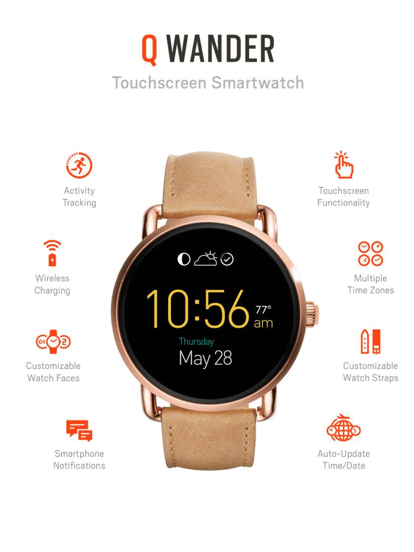Q wander smartwatch fossil store