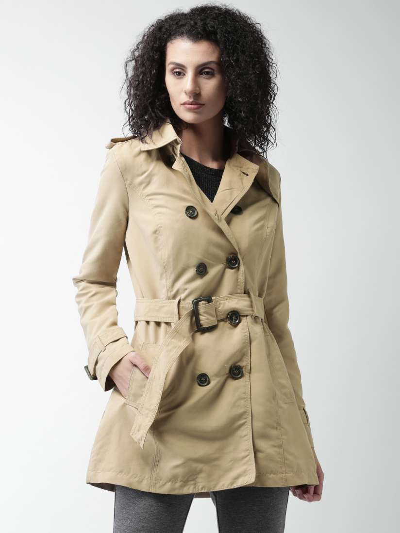 Trench coat myntra sale