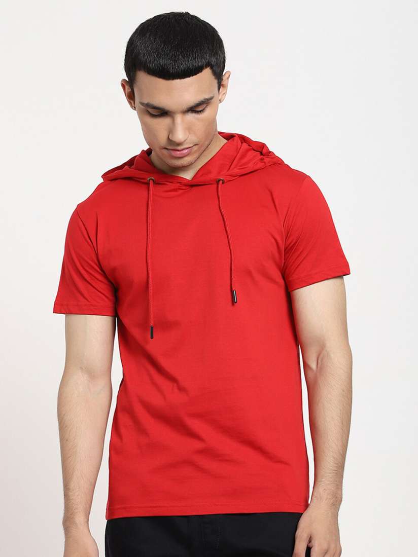 Buy Bewakoof Men Red Hoodie T shirt Tshirts for Men 15524794 Myntra