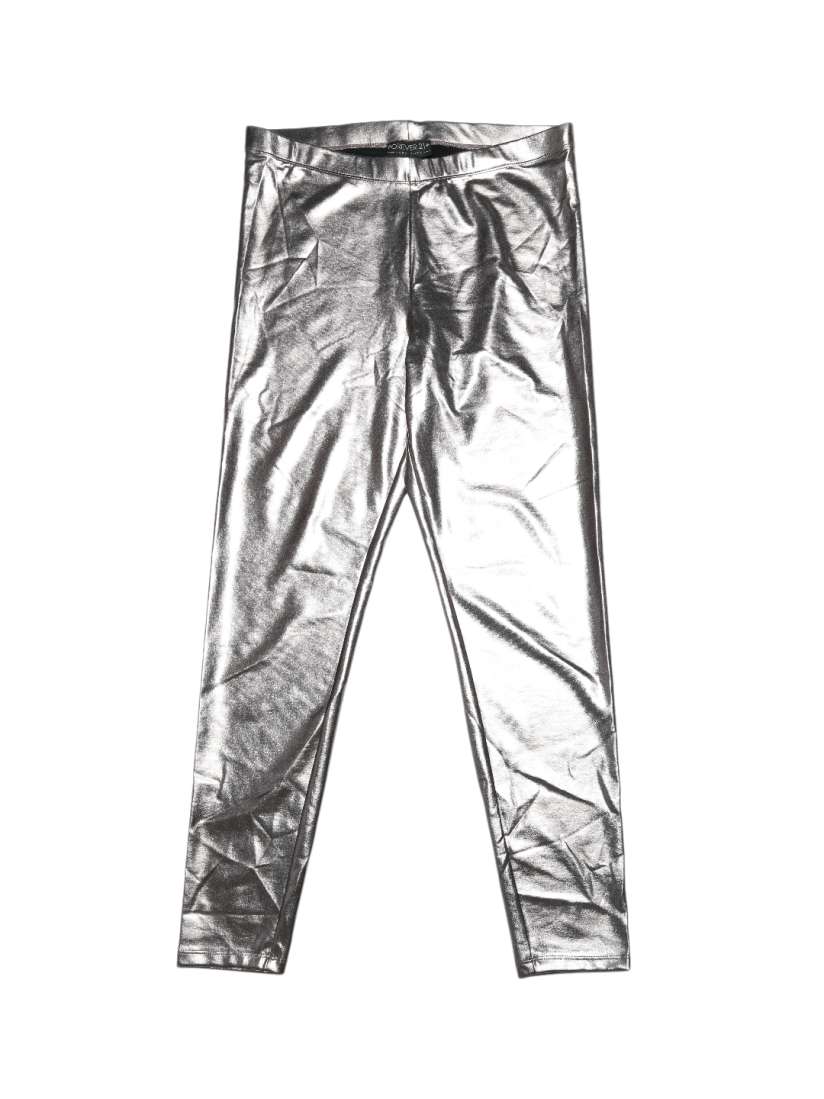 Forever 21 metallic leggings top
