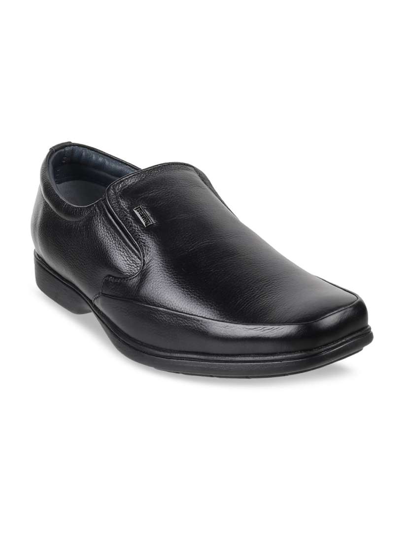Buy Metro Men Black Coloured Solid Formal Slip Ons Formal Shoes for Men 15543848 Myntra